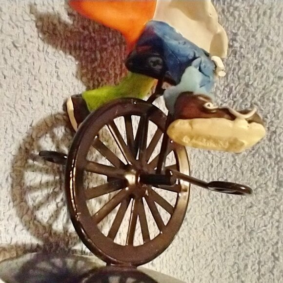 Colorful Circus Clown On Unicycle Figurine With Playing Cards - K's Collection - Picture 12 of 15